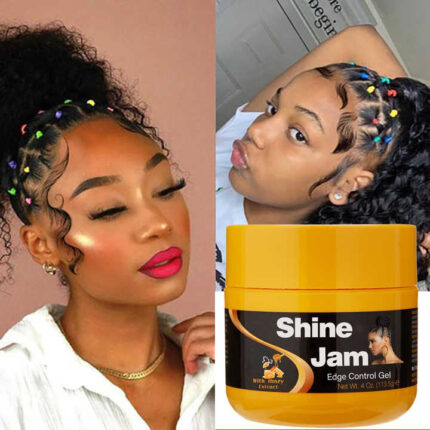 New arrivals hair wax braid gel Edge Control for African Wholesale Hair Edge Control No Label strong hold Braiding Gel