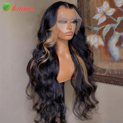 Blonde Color Lace Front Wig For Black Women