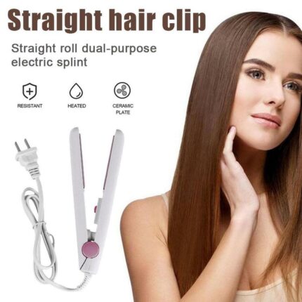 Fashion Electric Hair Straightener Iron Ceramic Mini Hair Curler Styling Tools